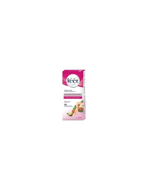 Veet Full Body Waxing Kit Normal Skin 20 Strips