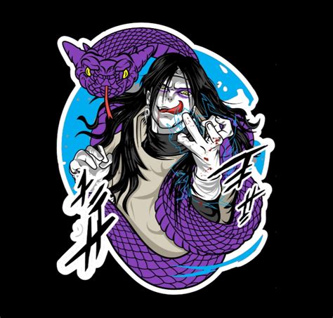 Orochimaru Anime Narut Shinobi Ninja Snake Sticker Decal Truck Car ...
