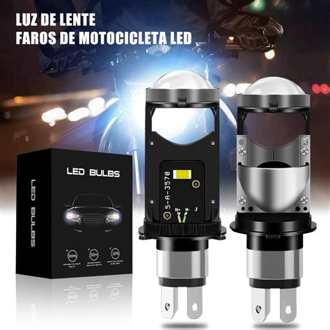 Holofote W L Mpada Laser H Led H Mini Projetor Automotivo De Teto