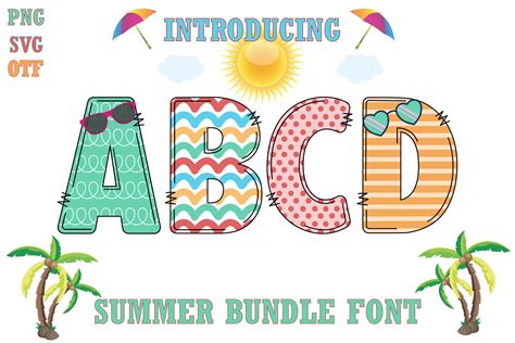 Summer Font By Color Studio · Creative Fabrica