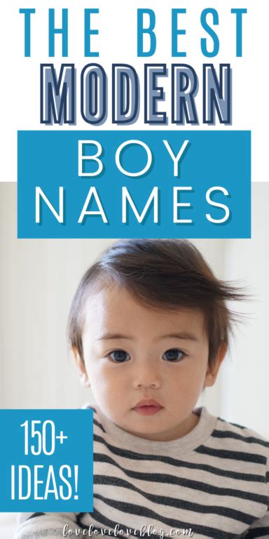 150 Modern Boy Names Perfect For Your Little Guy The Mom Love Blog