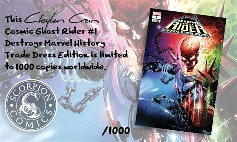 Cosmic Ghost Rider Destroys Marvel History Clayton Crain Variant