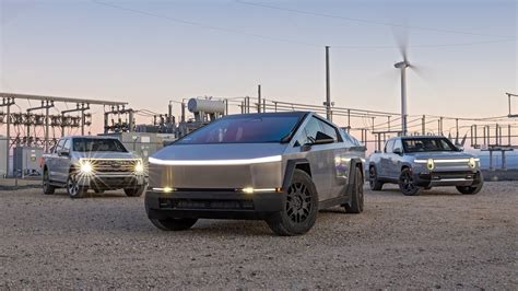 2024 Tesla Cybertruck Vs Rivian R1t Vs Ford F 150 Lightning The Only Comparison Test Youll