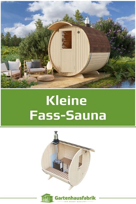 Fass Sauna Theo Sauna Kleiner Garten Fasssauna