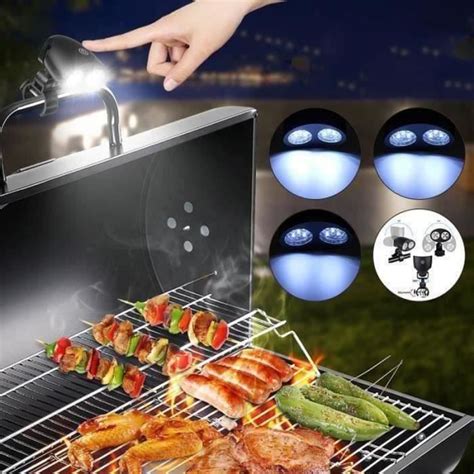 Th Lumi Re Led R Glable Gril De Barbecue Lampe Ext Rieure Barbecue