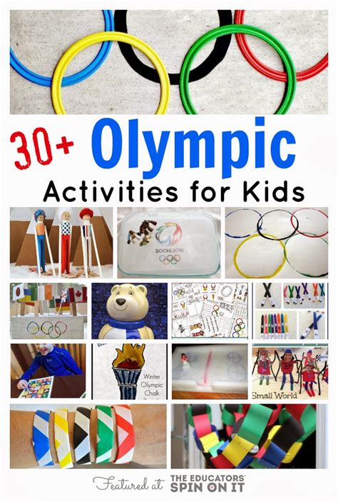 Winter Olympic Activities For Kids The Educators Spin On It