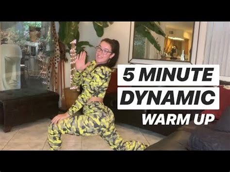 Quick Minute Full Body Dynamic Warm Up Routine Youtube