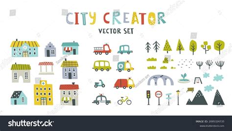 Simple City Map For Kids