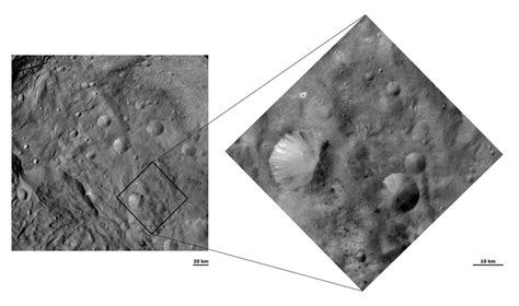 Unusual Craters On Vesta Iii Nasa Jet Propulsion Laboratory Jpl