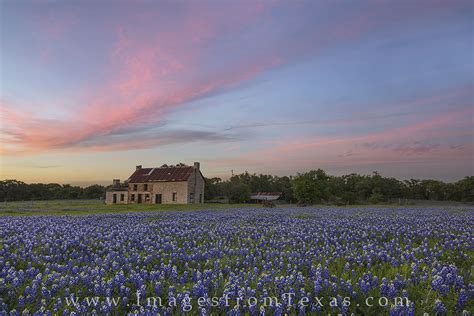 Bluebonnet House April Sunset Texas Hill Country Rob Greebon