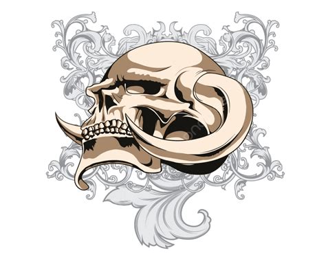 Skull Emblem Vector Design Images Skull Emblem Decoration Ornate Abstract Vector Emblem