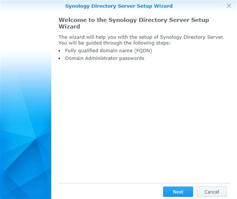 Synology Directory Server Quick Start Guide For Administrators