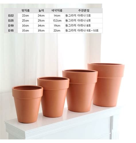 고강도 플라스틱 화분 30x34cm 베란다 화초 분갈이 팟 플라스틱화분 티몬