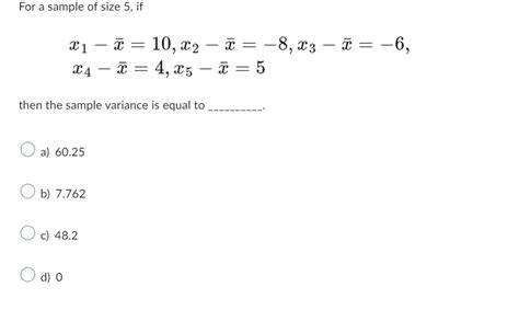 solved   sample  size  cheggcom
