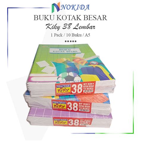 Jual Nokida Buku Kiky Kotak Kotak Besar Lembar A Pack Buku