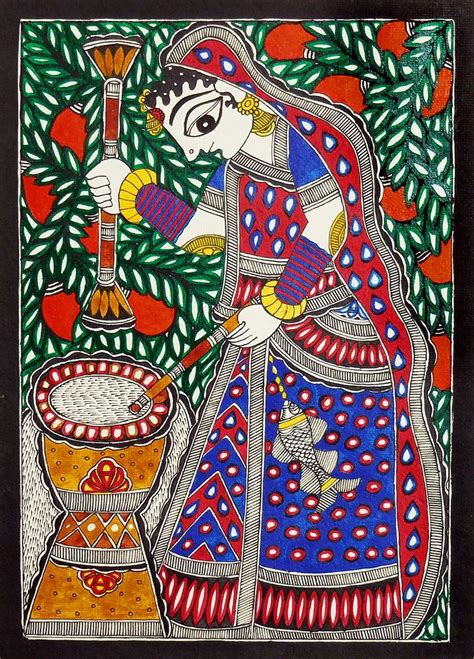 330 Best Indian Folk Art Madhubani Images On Pinterest Madhubani