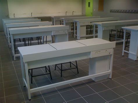 Salle de sciences paillasse sèche grès 30mm - LCCA : fabricant de