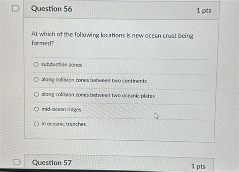 Question 56 1 Pts At Which Of The Following StudyX