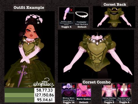 Corset Combo Board 2 High Clothes Aesthetic Roblox Royale High