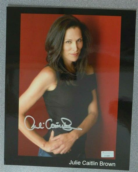 Julie Caitlin Brown Star Trek Autographed 8x10 Head Shot Signed