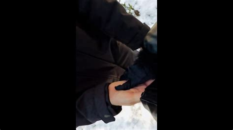 Beautiful Brunette Slut Gets Fucked In A Snowy Wood