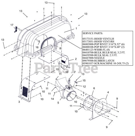 Ariens 815047 Ariens 52 Edge Bagger Kit Sn 000101 And Above Bagger