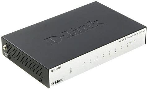 Коммутатор D-Link DES-1008D/L2B 8 портов 100Мбит/сек. - Ай Ти Центр ...