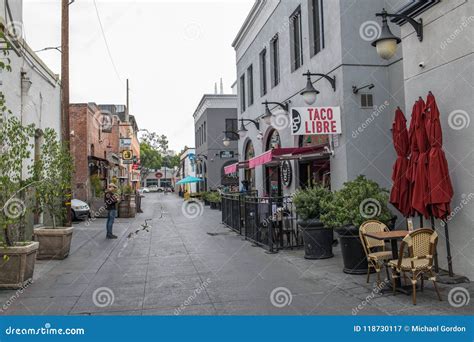 Old Town Pasadena California Editorial Photography Image Of States