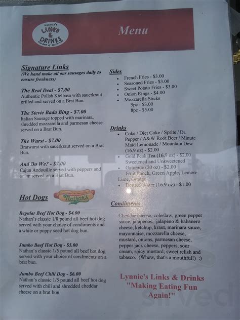 Memphis Food Truck Park menu in Memphis, Tennessee, USA