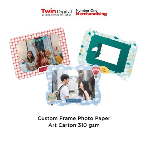 Jual Frame Foto Kertas Art Carton Custom Twin Digital