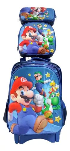 Mochila Mario Bros Primaria Meses Sin Intereses