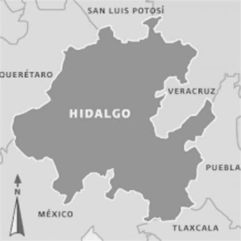 Mapas de Hidalgo con municipios para colorear y descargar | Colorear imágenes