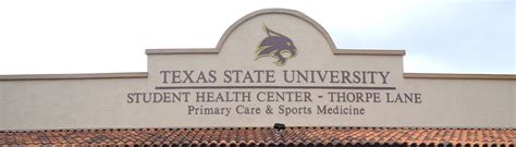 Thorpe Lane : University Health Services : Texas State University