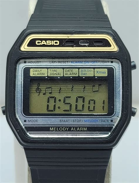 Casio Melody Alarm M Quartz Digital Vintage Men S Watch