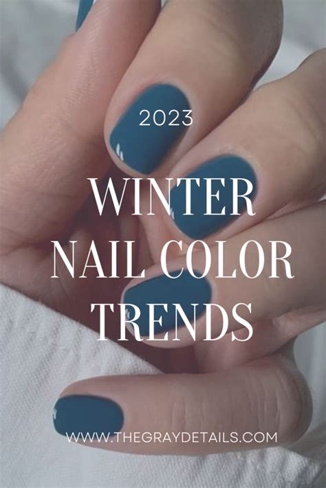 Winter Nail Color Trends 2023 Nail Colors Winter Dip Nail Colors Nail Colors