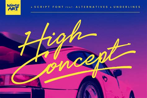 high concept font