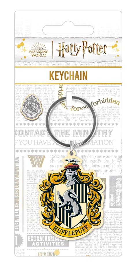 Brelok Do Kluczy Harry Potter Hufflepuff Crest Brelok Metalowy Dla Taty