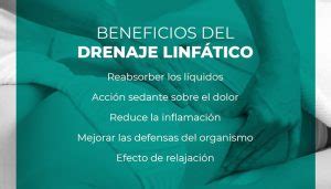 Beneficios del drenaje linfático CCM Consultas