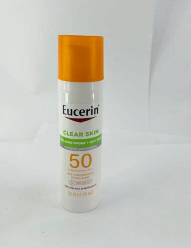 Eucerin Sun Clear Skin Oil Control Spf Face Sunscreen Lotion