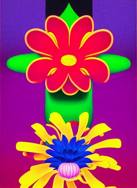 Flowers By Shusei Nagaoka Kaws David Rudnick Stable Diffusion