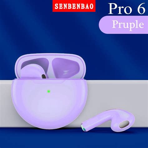 Senbenbao Pro6 Tws Bluetooth Earbuds Wireless Bluetooth Earphone Touch