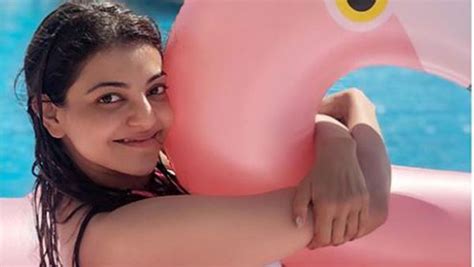 సవమమగ పలల సవర బకన అదలత ఫయనసక కజల టరట Kajal Aggarwal In Bikini