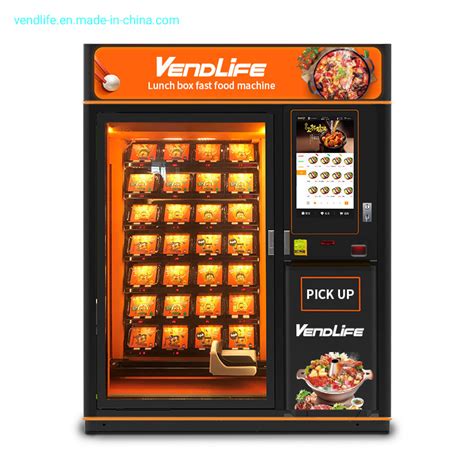 Vendlife Touchless Canteen Hot Food Vendor Vending Machines Supplier