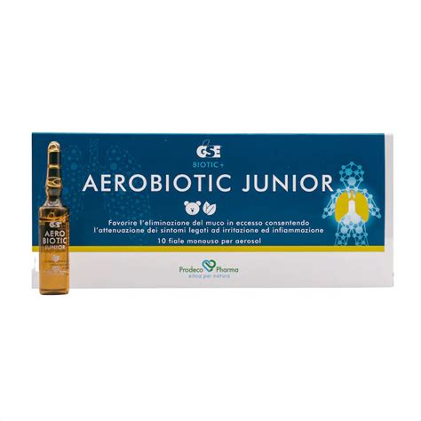 Gse Biotic Aerobiotic Junior 10 Fiale Aerosol Da 5ml Prodeco Pharma