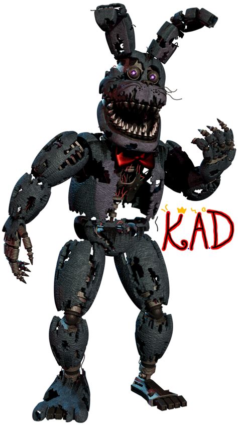 Nightmare Bonnie Render By Kingangrydrake On Deviantart