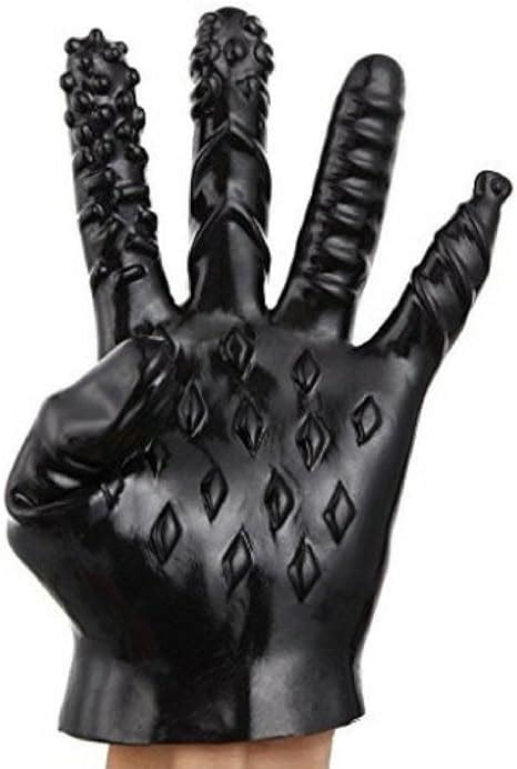 Sex Gloves For Women Black Finger For Fingering Men G Spot Massage Toy