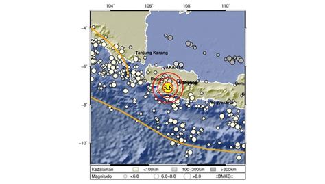 Gempa Bumi M58 Guncang Sukabumi Bmkg Akibat Patahan Lempeng Indo