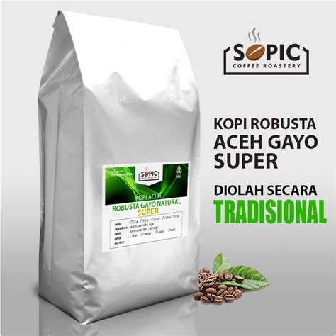 Jual Kopi Aceh Robusta Gayo Natural Super Kg Shopee Indonesia