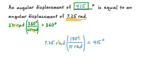 Angular Displacement Formula