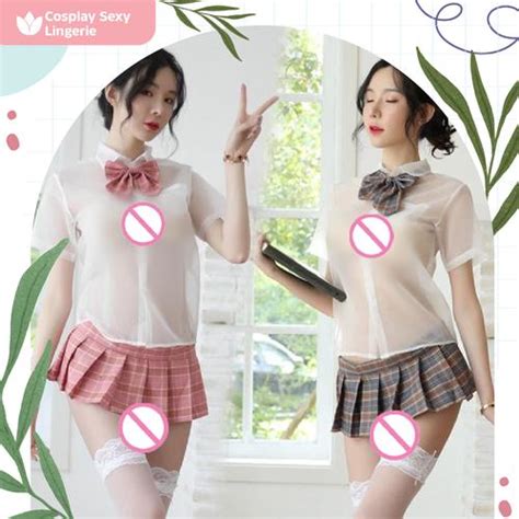 Promo Cosplay Lingerie Seragam Sekolah Jepang Uniform Sexy Lingerie Jakarta Barat Cosplay
